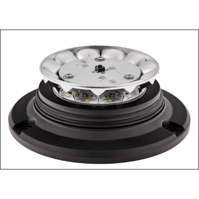 Girofar auto LED de mica inaltime - prindere fixa in 3 puncte